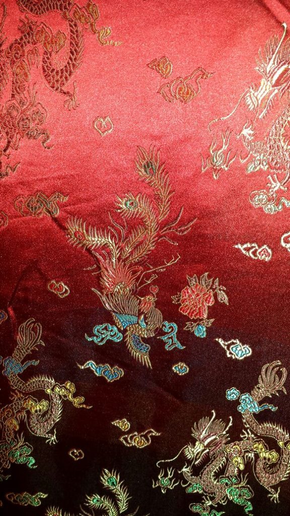 The Beautiful Fabric For My Oriental Inspired Dress