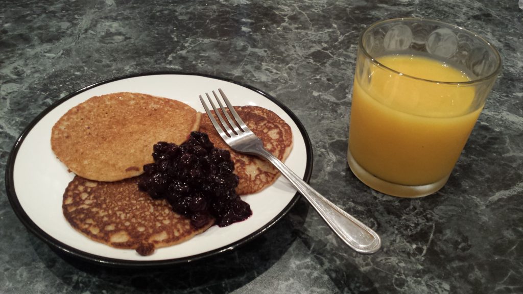 Healthy And Delicious Pancake Breakfast