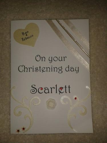 Christening Card